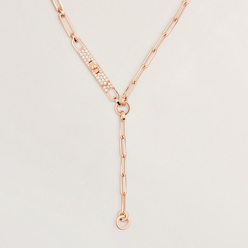 HERMES(エルメス)- Collier cravate Kelly Chaine PM Collier cravate Kelly Chaîne, petit modèle | Hermès Canada
